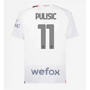 AC Milan Christian Pulisic #11 Udebanetrøje 2023-24 Kort ærmer